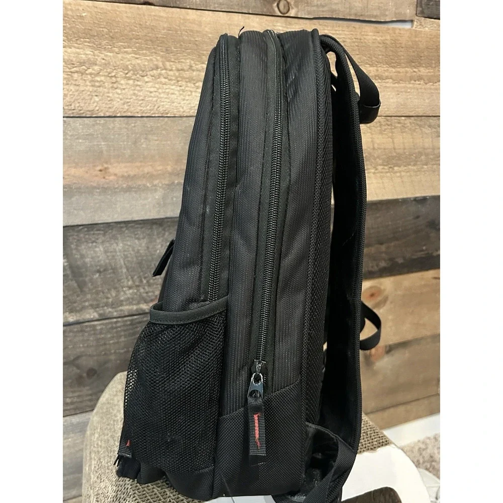CODi Tri-Pak Black Multi-Compartment‎ Laptop Backpack Unisex